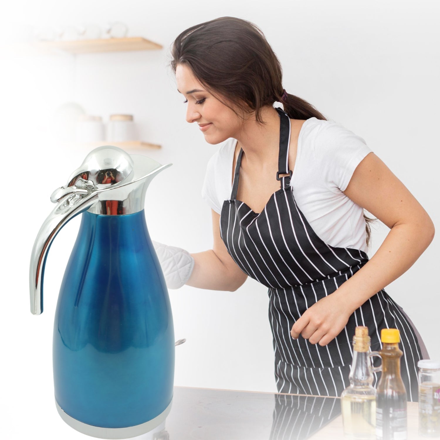 Vacuum Insulated Kettle Jug, Vacuum Insulated Thermos Kettle Jug Insulated Vacuum Flask, Vacuum Kettle Jug Stainless Steel For Milk ,Tea ,Beverage Home Office Travel Coffee (2 Ltr / 1Pc) Vacuum Insulated Kettle Jug, Vacuum Insulated Thermos Kettle Jug Insulated Vacuum Flask, Vacuum Kettle Jug Stainless Steel For Milk ,Tea ,Beverage Home Office Travel Coffee (2 Ltr / 1Pc)